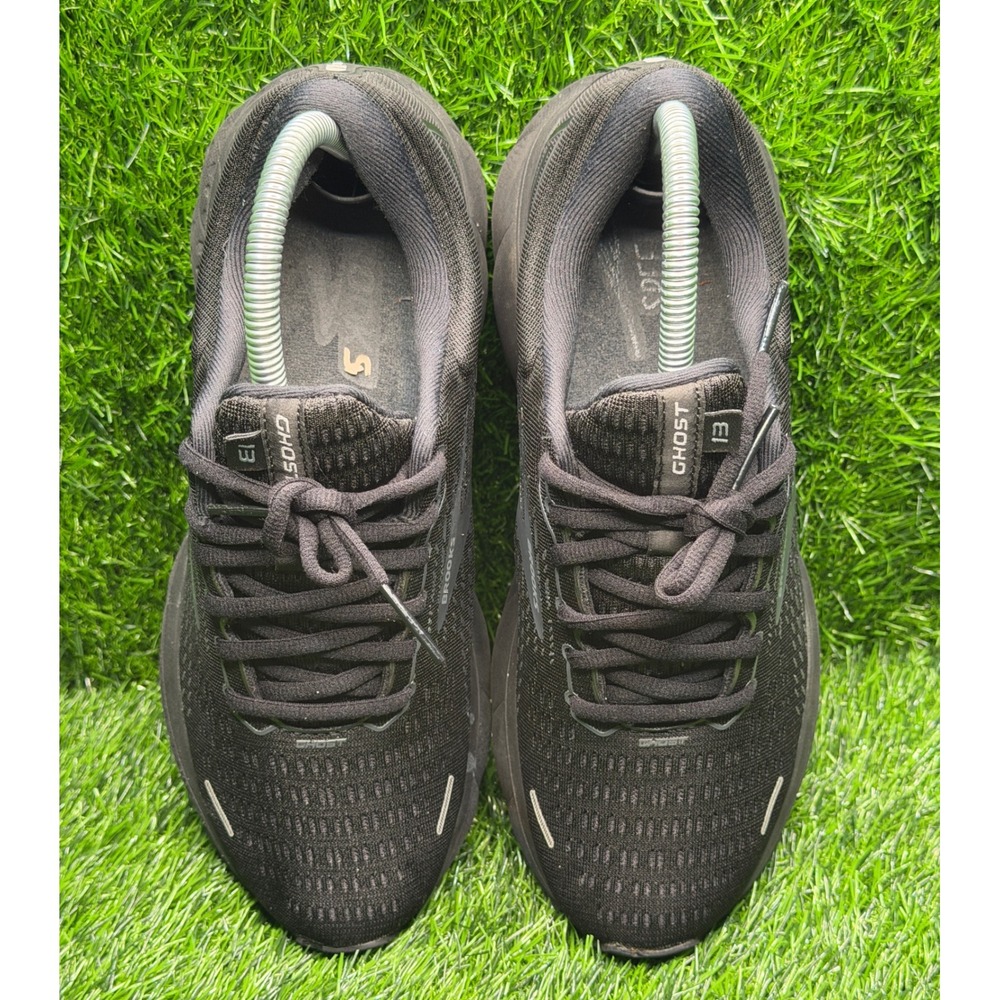 Brooks Ghost 13 Womens Running Shoes Black Triple Black 1203381B072 Size 8.5 - Picture 6 of 8